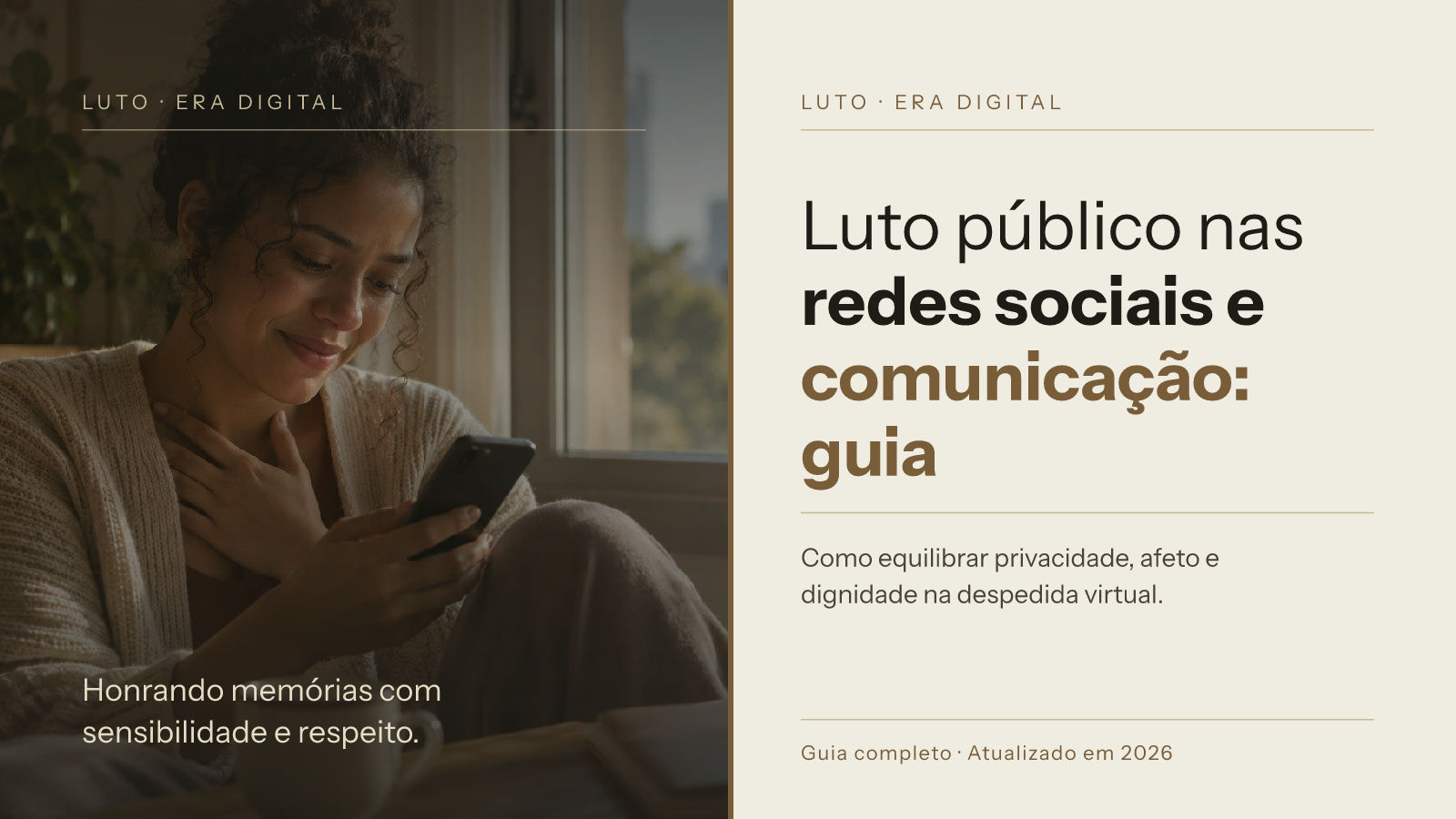 Luto público nas redes sociais e comunicação: guia